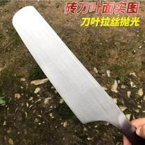 Clay brick-laying knife all-steel bricklayers knife bricklayers narrow-blade wall-laying knife stainless steel trowel Dianjiang single-sided brick knife