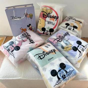 Cartoon disney children's blanket thickened milk velvet casual cover blanket baby velvet blanket student kindergarten lunch blanket