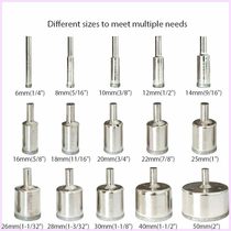 15-piece diamond hole saw drill bit set cutting tools 6-50mm tile marble glass hole opener