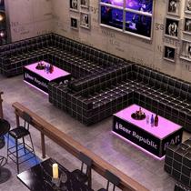 ktv sofa custom bar chair bar table stool high table deck modern simple home furniture U-shaped direct sales