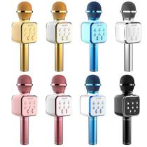 New model DS878 wireless Bluetooth karaoke microphone macaron color all-in-one with audio home KTV