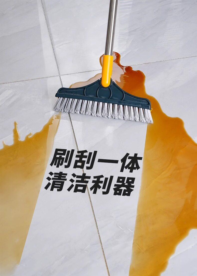 Щетка для пола 地缝刷浴室厕所瓷砖刷刮水器地板刷家用卫生间无死角缝隙清洁神器 Preferred