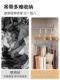 8 hook wooden suspender clothes rack multi-functional underwear vest storage artifact household dormitory solid wood hook wave drying