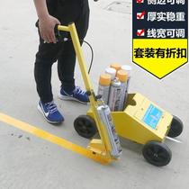 Paint marking car parking space road runway basketball court line drawing artifact warehouse workshop road spray paint marking machine