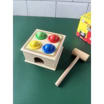 Frog Knocking Table Mongolian Knocking Table Knocking Table Hammer Box Piling Table Toddler Teaching Aids 1-3 Years Old Early Childhood Puzzle