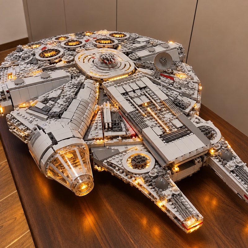 Star Wars Millennium Falcon Building Blocks Star Destroyer Large Assembly Toy Model Ornament for Boys 2026 Popular Toy Star Wars Millennium Falcon Building Blocks Star Destroyer Large Assembly Toy Model Ornament for Boys 2026 Popular Toy