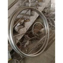 Manufacturer 304 stainless steel large diameter ring round pipe ring welded ring steel ring large circle can be processed and customized