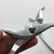 Export carp pliers water pipe pliers fish tail fish mouth pliers powerful pliers 8-inch light handle steel wire vise walnut pliers