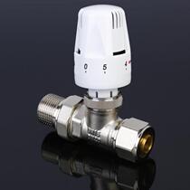 Brass automatic temperature control valve heating card sleeve actuator 16 radiator 20 thermostatic control valve electric heating valve LCD screen