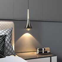 Bedroom bedside chandelier can be raised and lowered touch bar entrance can be raised lowered and hovered minimalist hill bedside chandelier