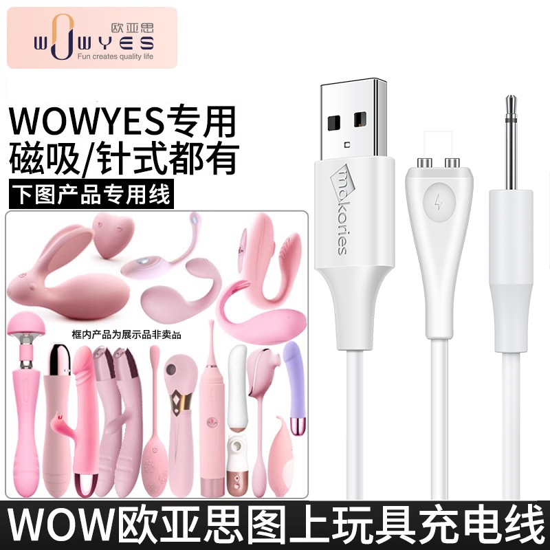 Wowyes Eurasian Charging Cable 5mm Magnetic Power Cable Pin-Type Dc Fine Pin Data Cable Toy for Adults Only Wowyes Eurasian Charging Cable 5mm Magnetic Power Cable Pin-Type Dc Fine Pin Data Cable Toy for Adults Only