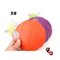 Dog Dog Frisbee Bite Resistant Golden Retriever Dog Bite Outdoor Supplies Tennis Toss Various Soft Rubber Spot Pets