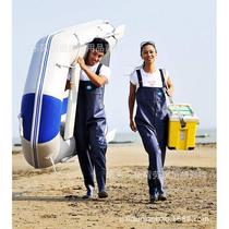 Jiang Taigong waders waterproof pants fishing pants thickened fishing jacket one-piece raincoat rain pants fishing pants wading pants