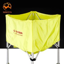 Spot folding ball cart football basketball volleyball storage cart mobile stainless steel ball cart basketball basket