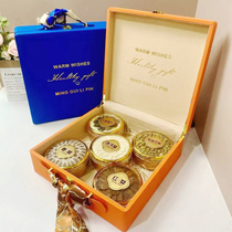 Changbai Mountain ginseng high-end gift box velvet antler slices American ginseng soaked in wine to nourish and preserve Northeast specialties great gifts