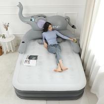 Elephant inflatable bed lunch break 1 5 double student air mattress thickened floor bed 1 2 single portable air mattress