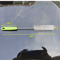 Throat anti-blocking cleaning bendable dredge drainage nylon brush test tube brush instrument brush round hole environmentally friendly water floor drain