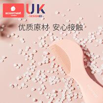 Kechao baby comb baby hair removal brush massage newborn child bath shampoo soft bristle brush set