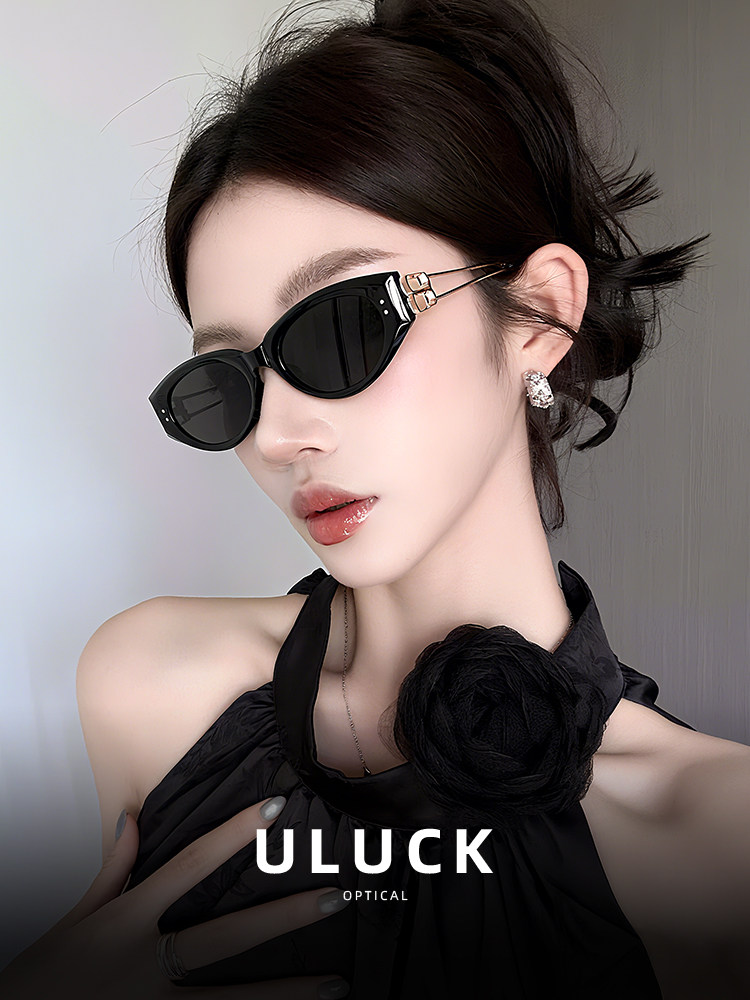 2025 New Gm Sunglasses for Men and Women, Cat-Eye Sunglasses, Uv Protection, High-End Feel, Can Be Worn with Prescription Lenses Kunst