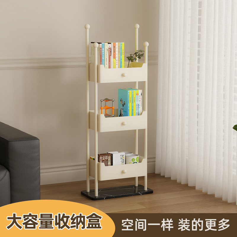 Dopamine Snack Cart Storage Rack Floor-Standing Multi-Layer Iron Bookshelf Living Room Bedroom Toy Book Organizer Dopamine Snack Cart Storage Rack Floor-Standing Multi-Layer Iron Bookshelf Living Room Bedroom Toy Book Organizer