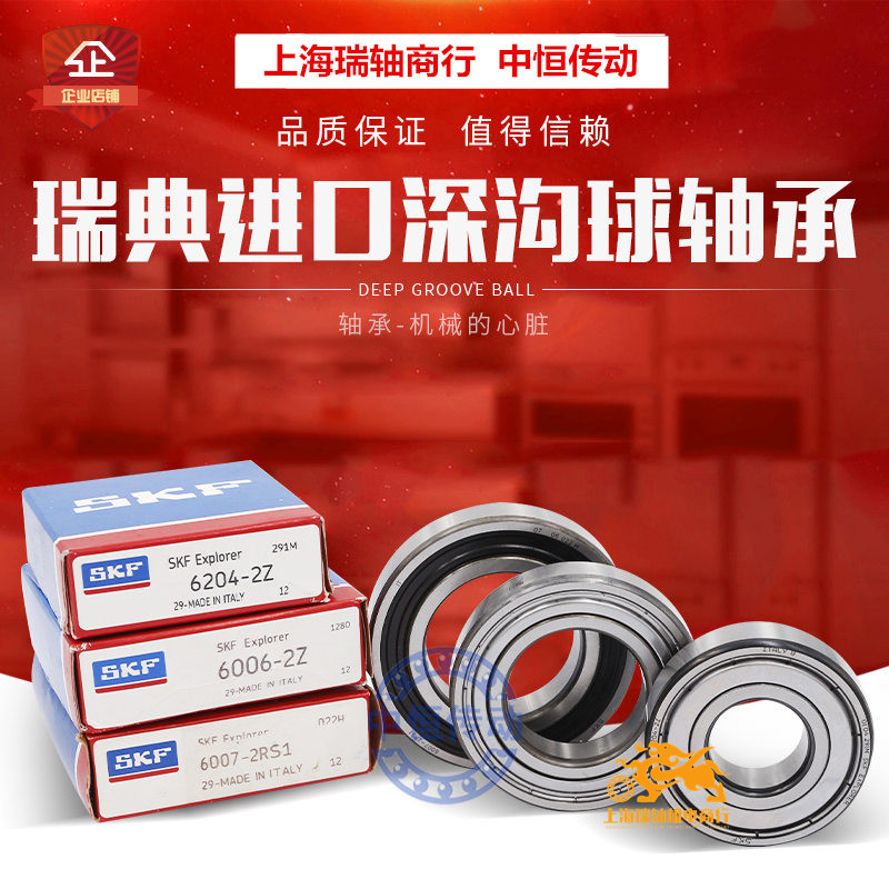 Imported SKF high speed bearings 6306 6307 6308 6309 6310 6311 2Z 2RS1 C3