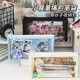 Blue Fruit Transparent Pencil Case, Multifunctional Multi-Layer Large Capacity Storage Pencil Case for Girls