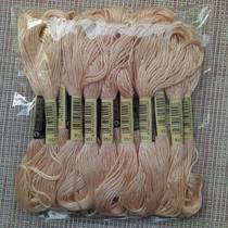 Cross stitch embroidery thread 951 thread number 10 pieces each 8 meters 6 strands patch thread insole embroidery poke music cotton thread