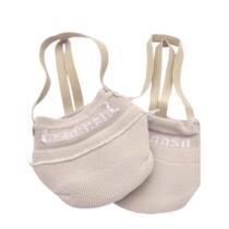 Rhythmic gymnastics shoes knitted material half-toe shoes childrens cheerleading and dance soft-soled exercise shoes