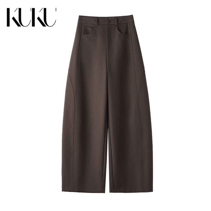 【Kuku】Autumn New Crescent Pants~ Versatile Casual Slimming Fashionable Women's Pants 8316 【Kuku】Autumn New Crescent Pants~ Versatile Casual Slimming Fashionable Women's Pants 8316
