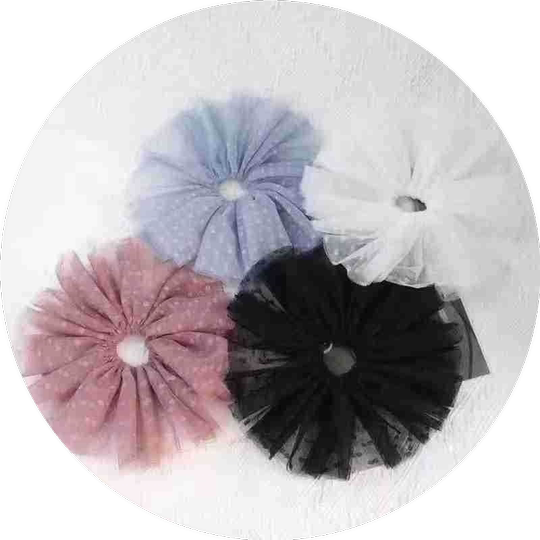 Large lace large intestine scrunchie scrunchie mesh polka dot big hair rope flower girl hair tie high elastic rubber band headband