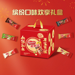 新年礼盒！雀巢脆脆鲨30条混合口味威化饼干
