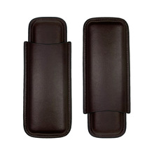 Spot portable cigar case travel bag brown leather case cigar humidor cigar barrel cigarette case