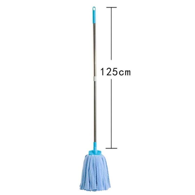 Old-Fashioned Mop for Home Use, One-Sweep-Clean, Absorbent Mop Cloth, Towel Cloth Strip, Mop Replacement Head, Non-Shedding Coral Fleece Floor Mop