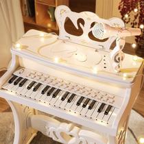 High-end childrens piano toy for beginners multi-functional electronic piano with microphone - 6-year-old baby early education educational girl