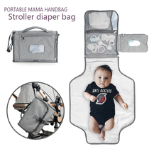 New portable waterproof diaper changing pad multifunctional baby stroller bag changing pad folding diaper pad