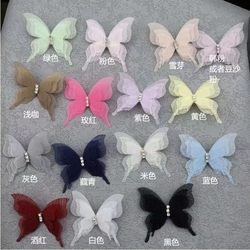 Curtain decoration accessories small accessories accessories ornament pendant gauze curtain door curtain brooch three-layer tulle butterfly