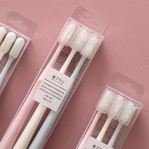 New adult (pack of 3) toothbrush simple silicone nano small head soft bristles for adults men and women home use