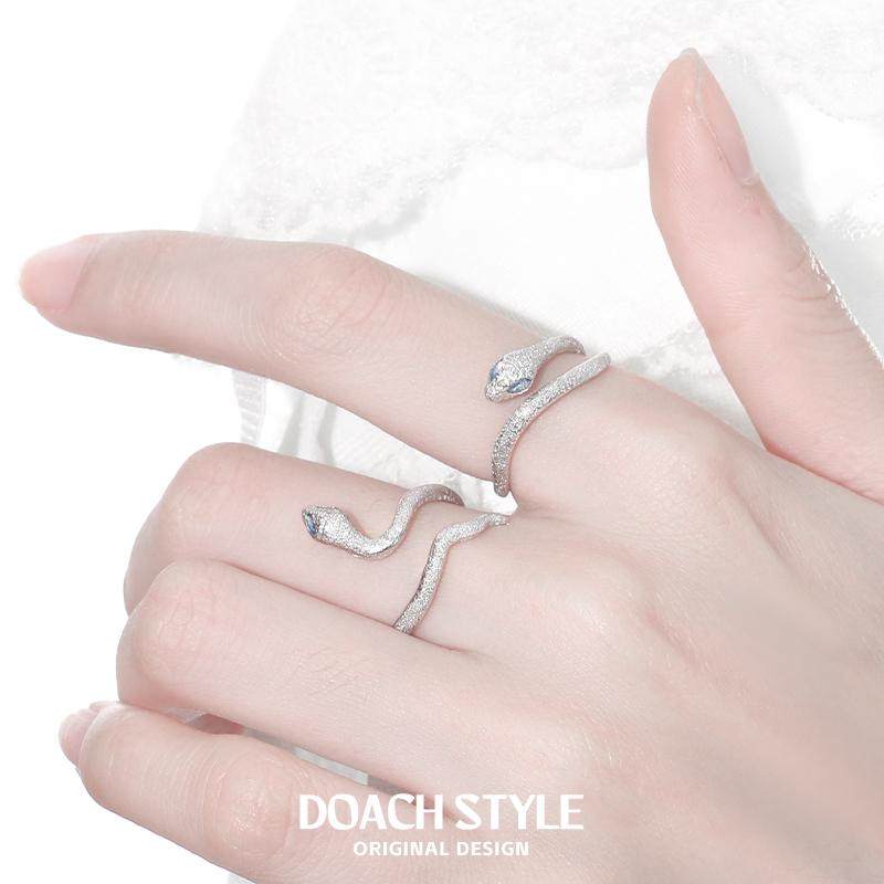 Кольцо-змея DOACH Spirit Snake серебро тип A