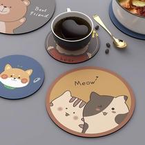 Insulation mat coaster anti-scalding table mat silicone mat plate mat simple posing prop anti-slip mat coffee coaster