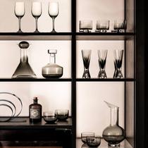 Omiya Light Luxury Model Room Wine Cabinet Combination Ornaments Sales Office Water Bar Creative Wine Sets Wine Glasses Matching Decorations