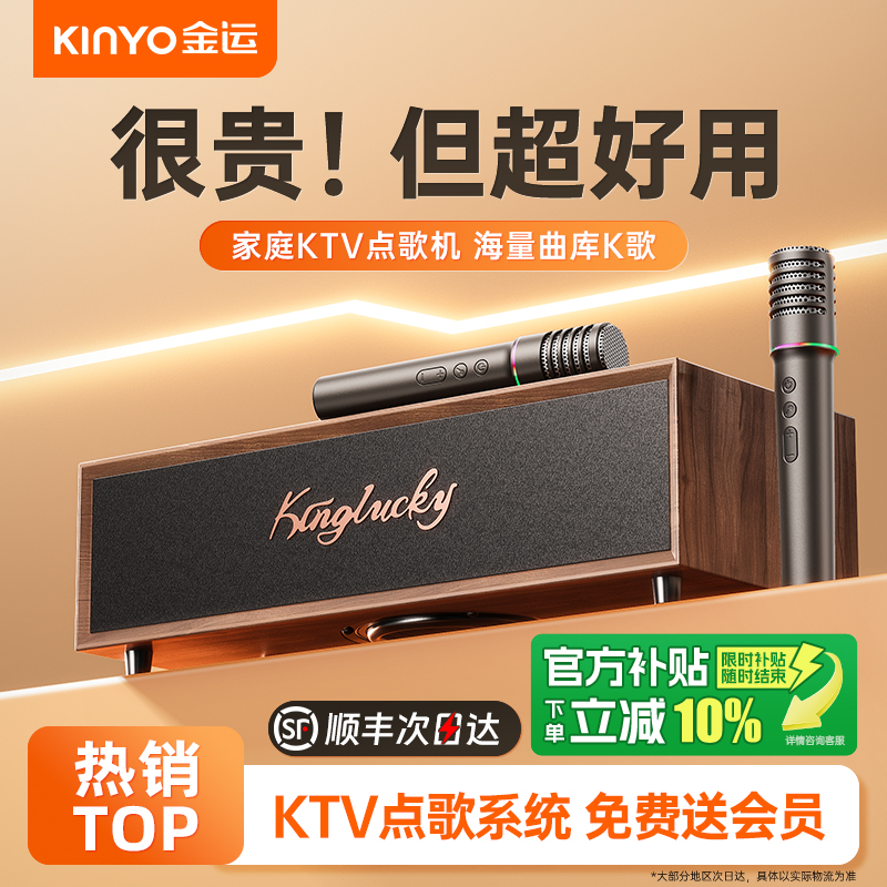 Jinyun v1 home ktv audio all-in-one microphone karaoke 2025 new karaoke karaoke machine home amplifier