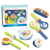 New creative hand drum male and female students childrens musical instrument flute harmonica parent-child interaction fun play house toys