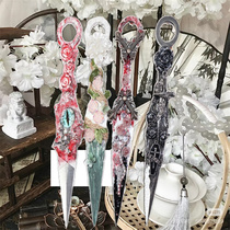 Kunai hand-made knife half-edged finished product Shengqing black and red color scheme evil sense cosplay prop decoration package released