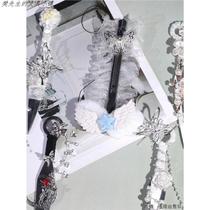 Kunai hand-made knife Yan Xi plays with small jewelry express unboxing utility knife gift half-edged knife finished product in stock