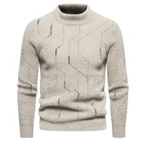 Mens Autumn and Winter New Imitation Mink Sweater Matching