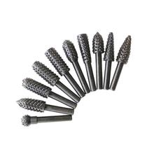 Woodworking tool set electric rotary special-shaped file rotary wood file woodworking file tea tray polishing head root carving knife