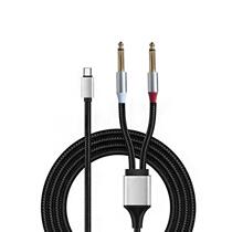 Factory direct sales large two-core audio cable type-c6 35 audio cable two-channel amplifier mixer electric guitar
