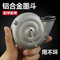 Aluminum alloy ink fountain new upgraded anti-leakage ink scriber 20-meter ink fountain line construction site line release special hand-cranked ink fountain