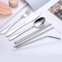8Pcs Mirror Colorful Tableware Set 04 Stainless Steel