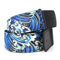 Japanese Style Guitar Strap Flowers Red-Crowned Crane Printi